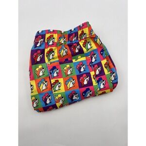 Buc-ees Multicolor‎ Linerless Trunks Mens Large Beaver All Over Print Sz Large